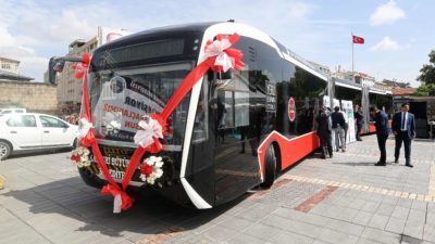 Kayseri Büyükşehir Belediyesi’nin düzenlediği elektrikli otobüs ihalesini Bozankaya kazandı.