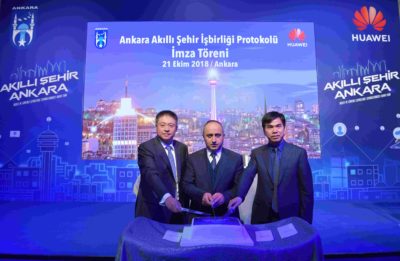 Ankara Büyükşehir Belediyesi ve Huawei Sincan Harikalar Diyarı'nı birlikte akıllandırdılar.