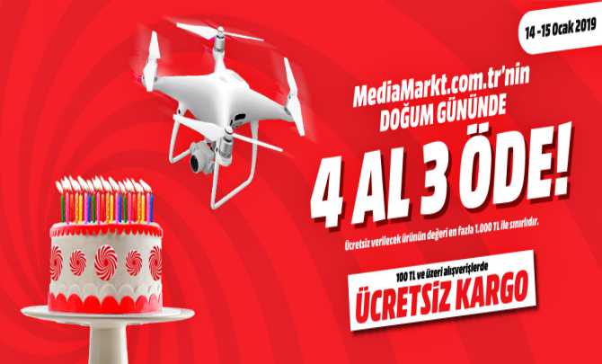 MediaMarkt doğum günü kampanyası