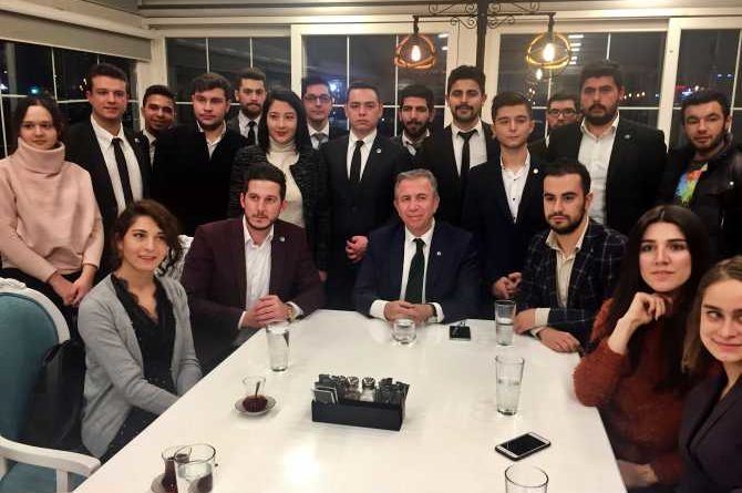 MANSUR YAVAŞ CHP VE İYİ PARTİ GENÇLİK KOLLARI BULUŞMASI